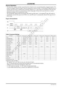LE25S81MCTWG Datasheet Page 6