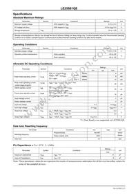 LE25S81QETXG Datasheet Page 2