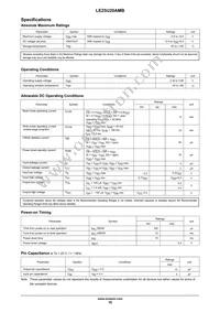 LE25U20AMB-AH Datasheet Page 16