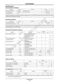 LE25U20AQGTXG Datasheet Page 16