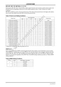 LE25U81AQETXG Datasheet Page 9