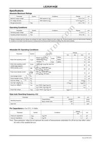 LE25U81AQETXG Datasheet Page 16