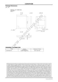 LE25U81AQETXG Datasheet Page 22