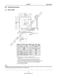 LE57D111BTCT Datasheet Page 23