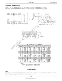 LE75183DFSCT Datasheet Page 22