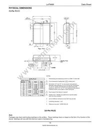 LE79489DJCT Datasheet Page 16