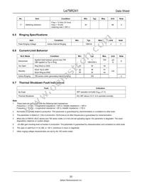 LE79R241DJCT Datasheet Page 20