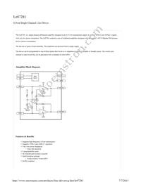 LE87281NQCT Datasheet Cover