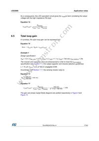 LED2000DR Datasheet Page 17