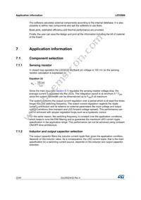 LED2000DR Datasheet Page 22