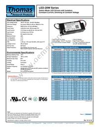 LED20W-57-C0350-PD Datasheet Cover