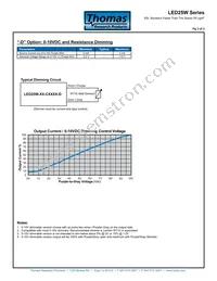 LED25W-40-C0620-D-500 Datasheet Page 3