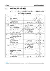 LED6001TR Datasheet Page 9