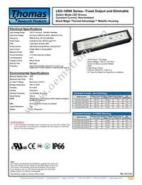 LEG100W-286-C0350-D Datasheet Cover