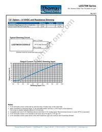 LEG75W-108-C0700 Datasheet Page 3