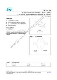 LET9120 Datasheet Cover