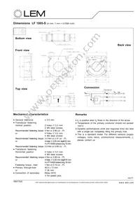LF 1005-S/SP21 Datasheet Page 3