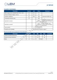 LF 2010-S Datasheet Page 3