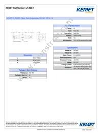 LF-202-9 Datasheet Cover