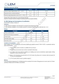 LF 210-S Datasheet Page 2