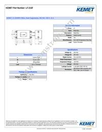 LF-215F Datasheet Cover