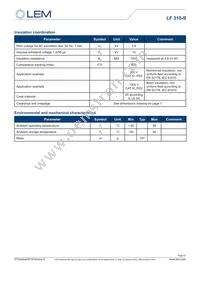 LF 310-S Datasheet Page 3
