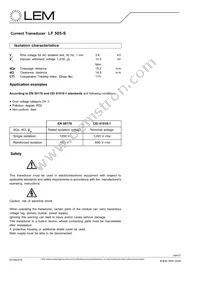 LF 505-S Datasheet Page 2