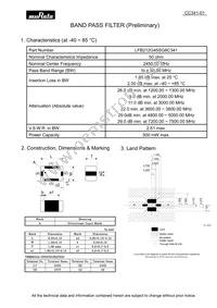 LFB212G45SG8C341 Datasheet Cover