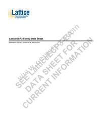 LFE3-95E-8FN672I Datasheet Cover