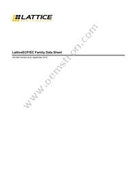 LFEC10E-3F484I Datasheet Cover