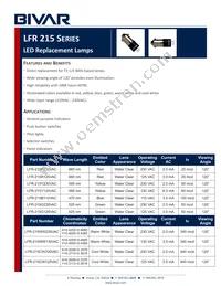 LFR-215Y230VAC Datasheet Cover