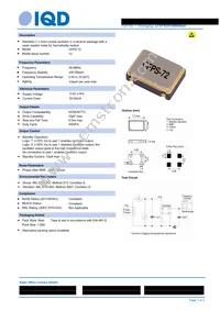 LFSPXO019884REEL Datasheet Cover