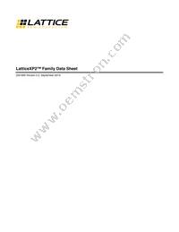 LFXP2-8E-7FT256C Datasheet Cover