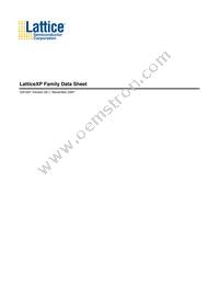LFXP6E-5T144C Datasheet Cover