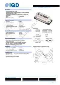 LFXTAL003151REEL Datasheet Cover