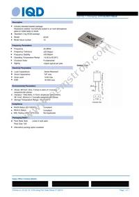 LFXTAL003179BULK Datasheet Cover