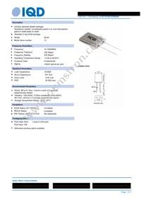 LFXTAL003218BULK Datasheet Cover