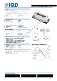 LFXTAL012504REEL Datasheet Cover