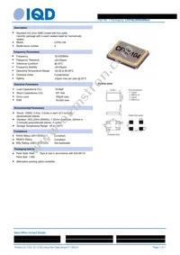 LFXTAL059529REEL Datasheet Cover