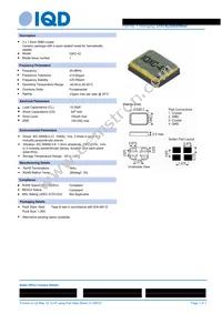 LFXTAL059585REEL Datasheet Cover