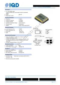 LFXTAL072543REEL Datasheet Cover