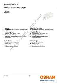 LG Y870-K2M1-1-Z Datasheet Cover