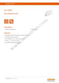 LG Y876-P1Q2-24-Z Datasheet Cover