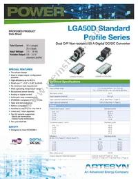 LGA50D-01DADJJ Datasheet Cover