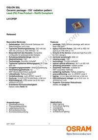 LH CPDP-1T3T-1-Z Datasheet Cover