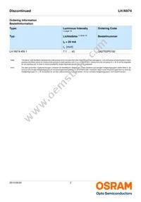 LH N974-KN-1 Datasheet Page 2