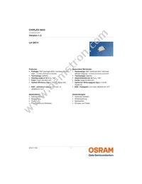 LH Q974-KN-1 Datasheet Cover