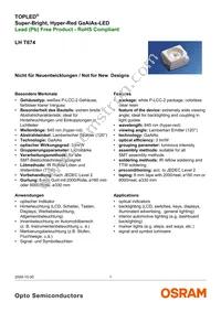 LH T674-L2P1-1-Z Datasheet Cover