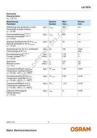 LH T674-L2P1-1-Z Datasheet Page 4