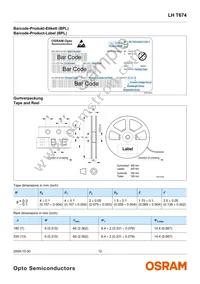 LH T674-L2P1-1-Z Datasheet Page 12